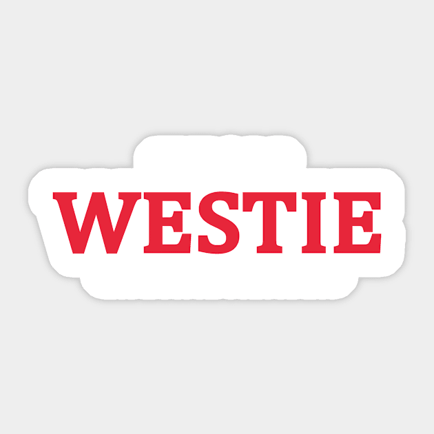 Team Westie Dancer Sticker by Love2Dance